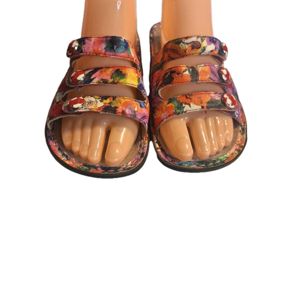 Alegria Fiona Iris Triple Adjustable Strap Women's Sandals.  Size 39  US  9/9.5